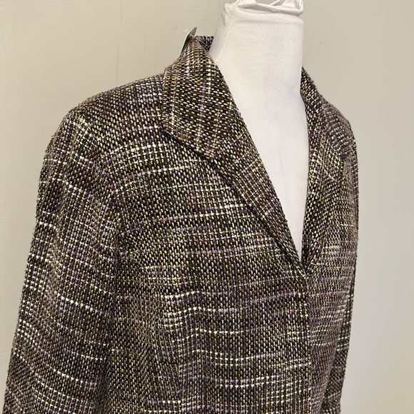 Chicos’s Shining Purple Persis Jacket Wild Grape - Picture 5 of 10